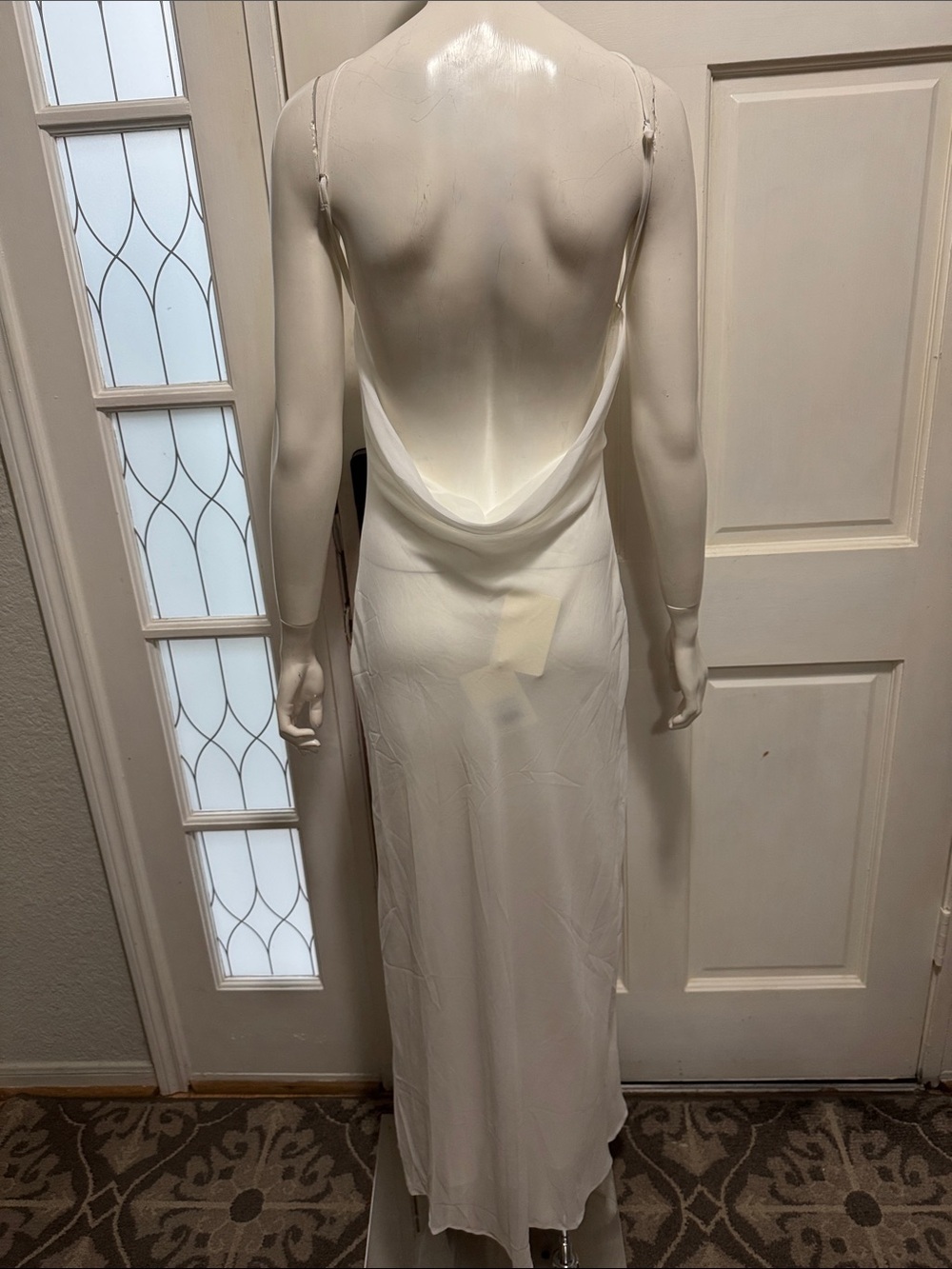 Peppermayo White Maxi Dress with Pink & Purple Floral Size 8. A1 - Picture 9 of 15